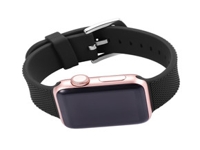 碳（tàn）纖維紋黑色表帶