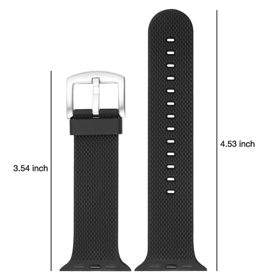 蘋果矽迷碳纖(xiān)維紋黑色(sè)矽膠表帶(dài) 蘋果矽迷碳纖維紋黑(hēi)色矽膠表帶
