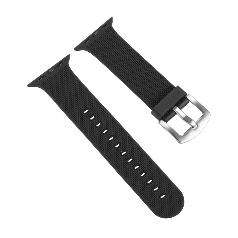 蘋果矽(guī)迷碳纖維紋黑色矽膠表(biǎo)帶 蘋果矽迷碳纖(xiān)維紋黑色矽膠表帶(dài)