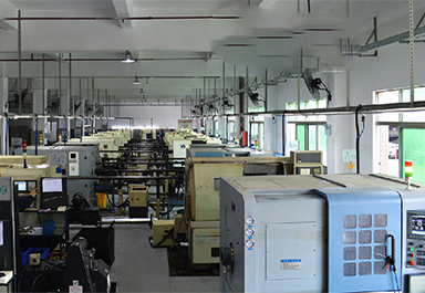 CNC數控車床走刀機加工車間 